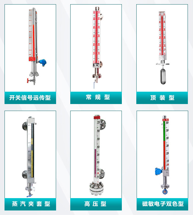 側(cè)裝磁翻板液位計(jì)分類(lèi)圖